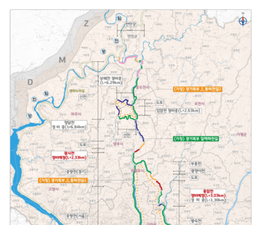 경기도, 경기둘레길처럼 경기북부 하천길 연결