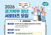 경기도, 2026년 경기북부 청년 서포터즈 2기 모집
